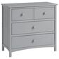 Oxford Baby Montauk 3-Drawer Dresser in Farmhouse Gray, , large