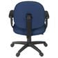 Regency Global Sourcing Comfort Series Swivel Computer Task Chair with Adjustable Arms in Navy Blue, , large