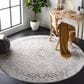 Safavieh Dream DRM411F 6"7" Round Grey and Ivory Area Rug, , large
