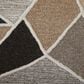 Feizy Kimball Gray, Black and Brown 3"6" x 5"6" Area Rug, , large