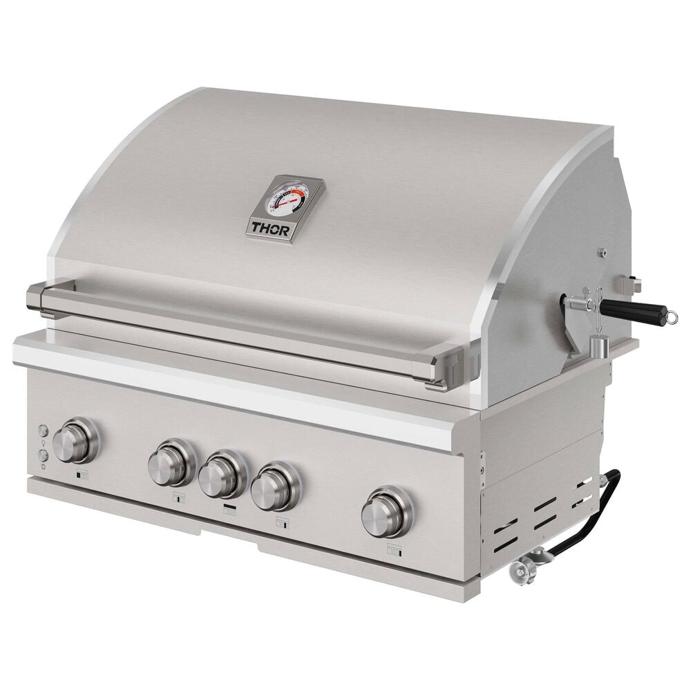Thor Kitchen 4-Burner Built-In Gas Grill in Stainless Steel, , large
