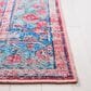 Safavieh Serapi 4" x 6" Light Blue and Red Area Rug, , large