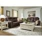Ashley Gravier Power Reclining Loveseat with Console and Adjustable Headrest in Cordova, , large