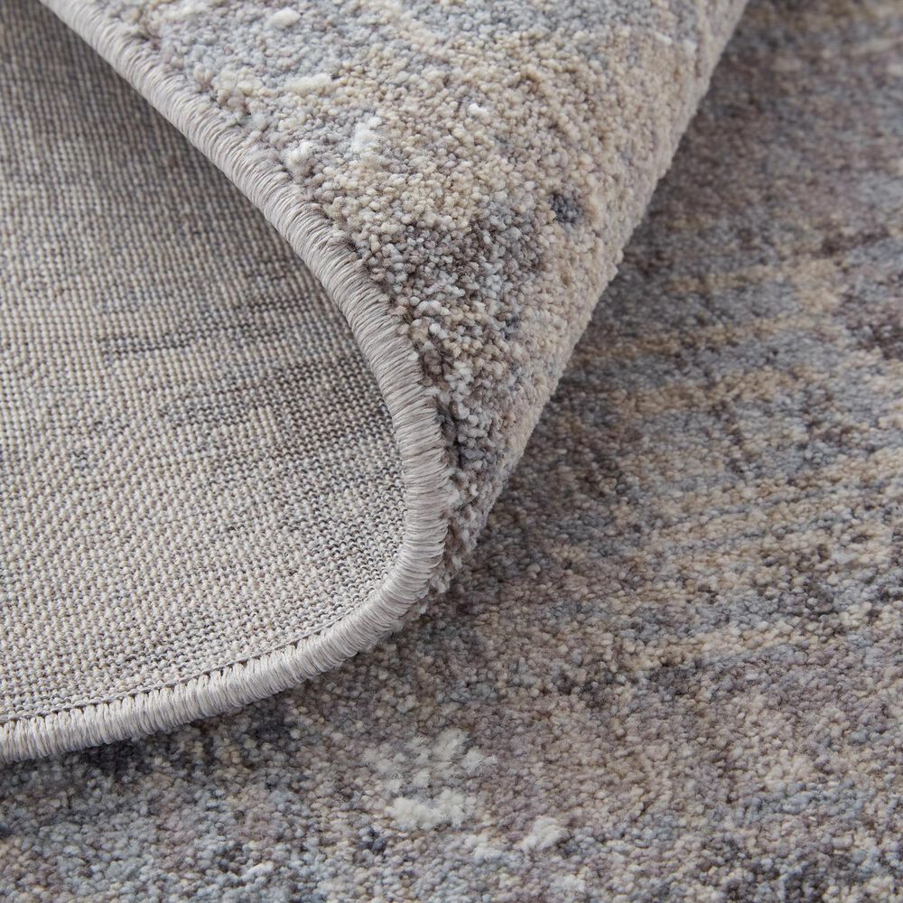 Feizy Lennon 4&#39; x 6&#39; Gray and Blue Area Rug, , large