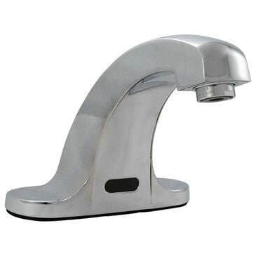 MS International Touch-Less Infrared Sensor Low-Arc Spout Bathroom Faucet in Chrome, , large