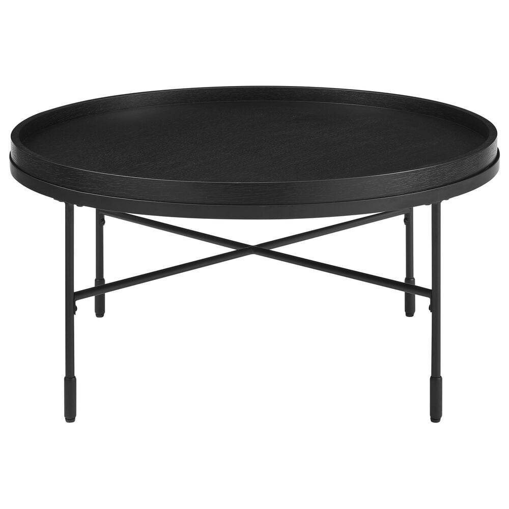 Linon Home Decor Soloman Coffee Table in Black, , large