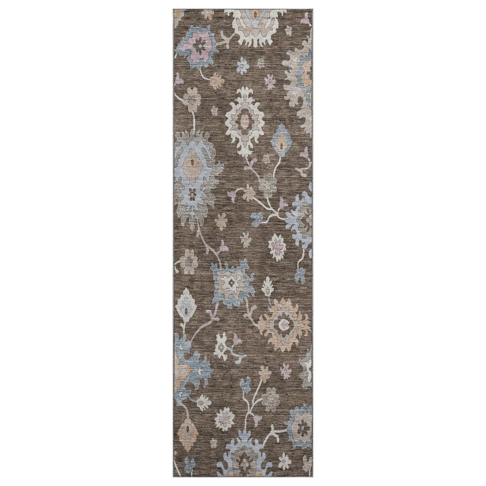 Dalyn Rug Company Hatay HY4 2"3" x 7"6" Chocolate Runner, , large