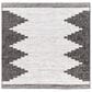 Surya Eagean EAG-2356 Black, Off-White and Charcoal 6"7" Square Indoor/Outdoor Area Rug, , large