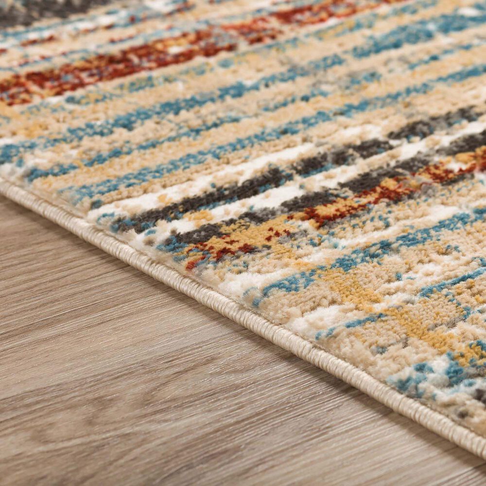 Dalyn Rug Company Karma KM8 8' x 10' Multicolor Area Rug Nebraska