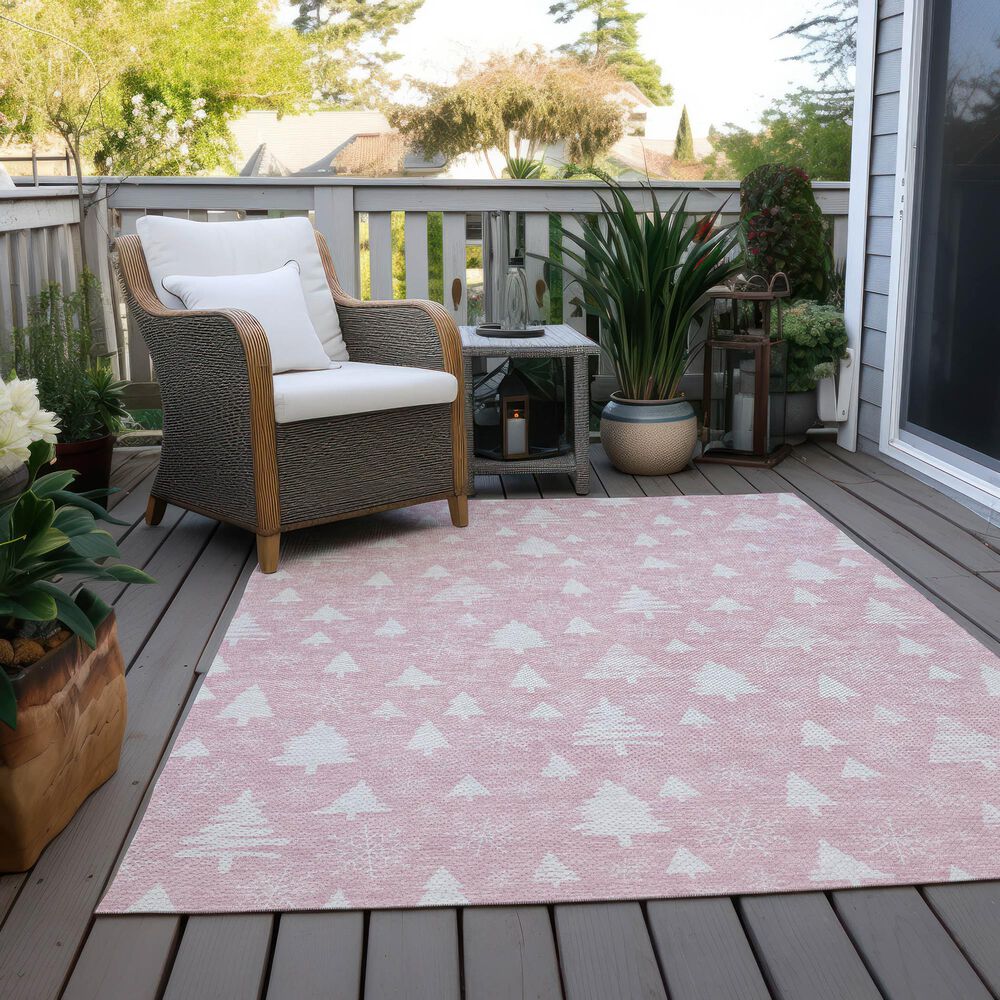 Dalyn Rug Company Wonderland WN23 3&#39; x 5&#39; Pink Indoor/Outdoor Area Rug, , large