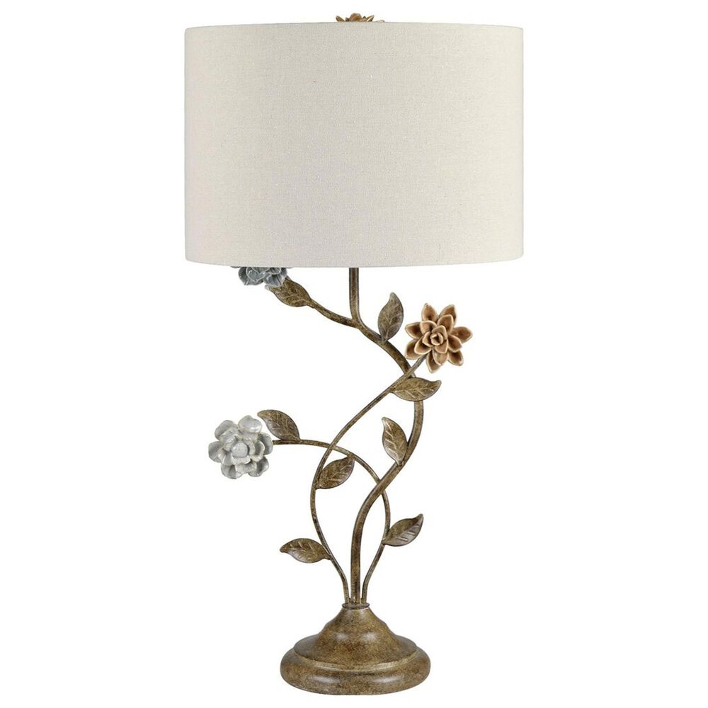 Crestview Collection Bloom Table Lamp in Brown, , large