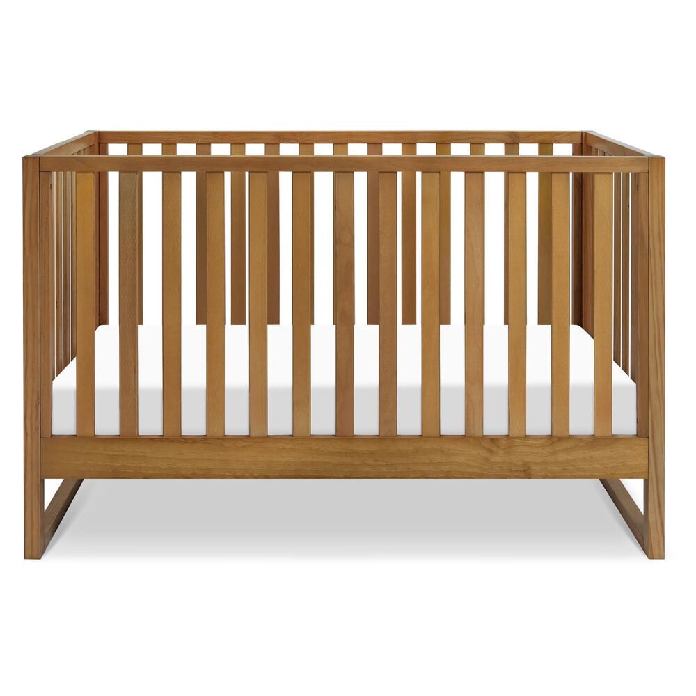 New Haus Hunter 3-In-1 Convertible Crib in Chestnut, , large