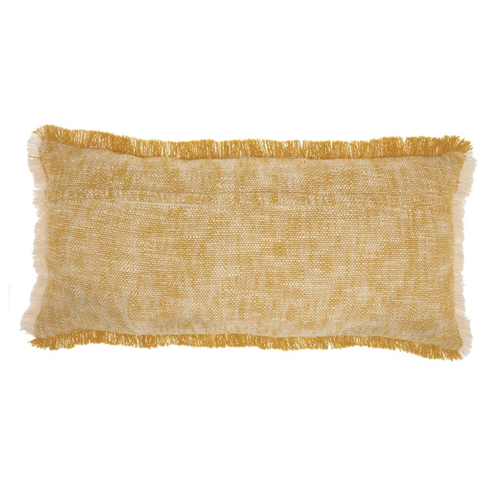 Nourison Life Styles 14&quot; x 30&quot; Pillow in Mustard, , large