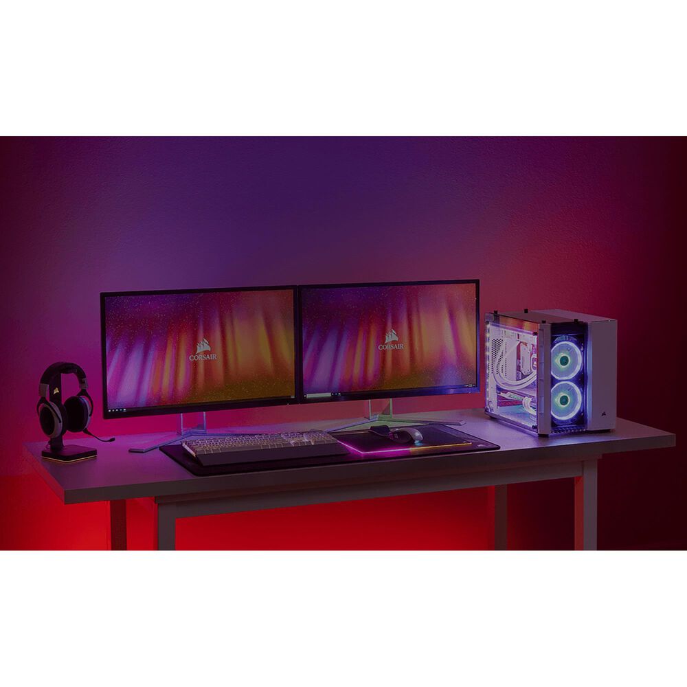 Corsair K95 Rgb Platinum Mechanical Gaming Keyboard Cherry Mx Brown In Black Nebraska Furniture Mart