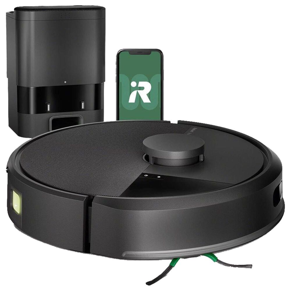 iRobot Roomba Plus 105 Vac Robot Vacuum with AutoEmpty Dock in Black, , large