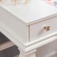 Linon Home Decor Angela Vanity with Stool in White, , large