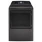 GE Profile 5.3 Cu. Ft. Top Load Washer with Agitator and 7.4 Cu. Ft. Smart Gas Dryer in Diamond Gray , , large