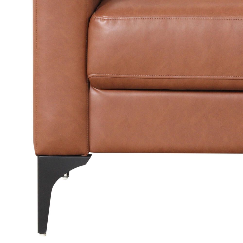 Lifestyle Solutions Fletcher Stationary Loveseat in Brown, , large