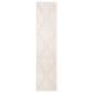 Safavieh Bermuda 2" x 8" Cream and Beige Indoor/Outdoor Area Performance Rug, , large