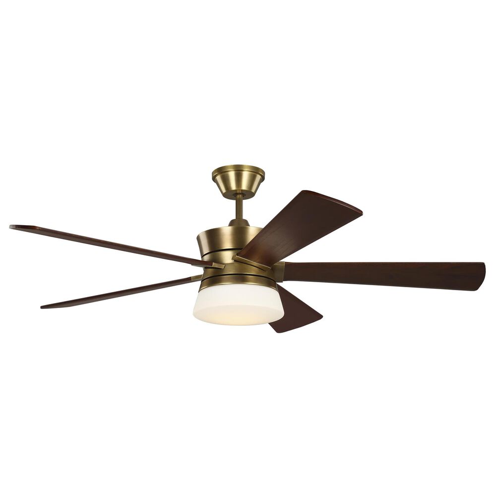 Murray Feiss Atlantic Ceiling Fan in Hand-Rubbed Antique Brass, , large