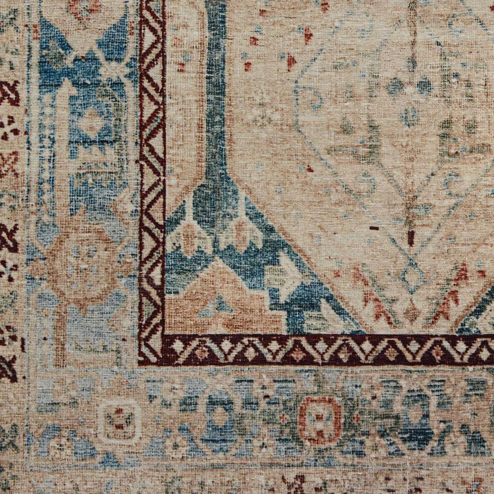 Magnolia Home Lenna LEA-05 2&#39;6&quot; x 12&#39; Denim and Sand Runner, , large