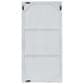 Maple and Jade 36" x 18" Rectangular Wood Wall Mirror with Thin Minimalistic Frame in Matte White, , large