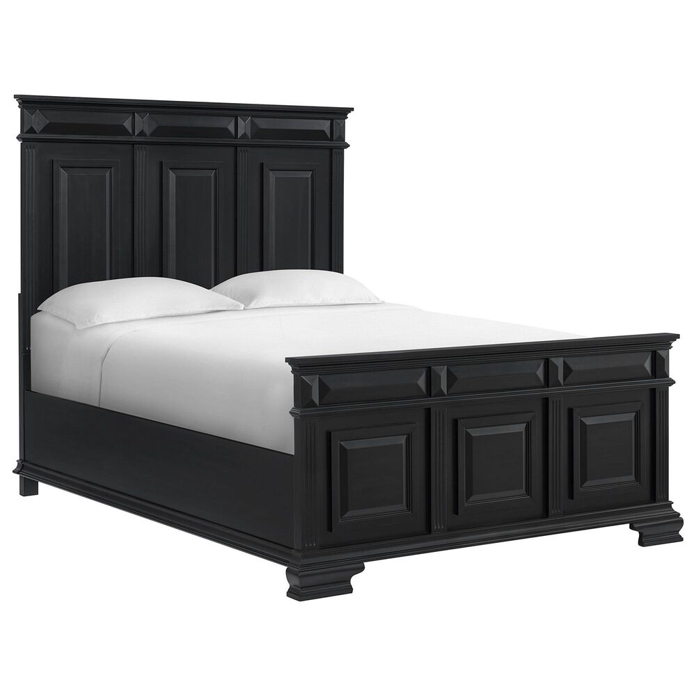 Mayberry Hill Bridgestone Queen Panel Bed in Black, , large