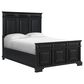 Mayberry Hill Bridgestone Queen Panel Bed in Black, , large