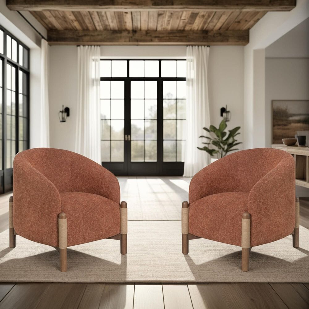 Blue River Stormy Accent Chair in Salted Rust, , large