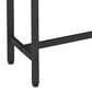 FDW 55" Bar Height Pub Table in Brown and Black, , large