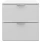 The Monday Company Delmar 2-Drawer Nightstand in Matte White, , large