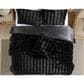 Hallmart Collectibles Bubble 4-Piece King Comforter Set in Black, , large