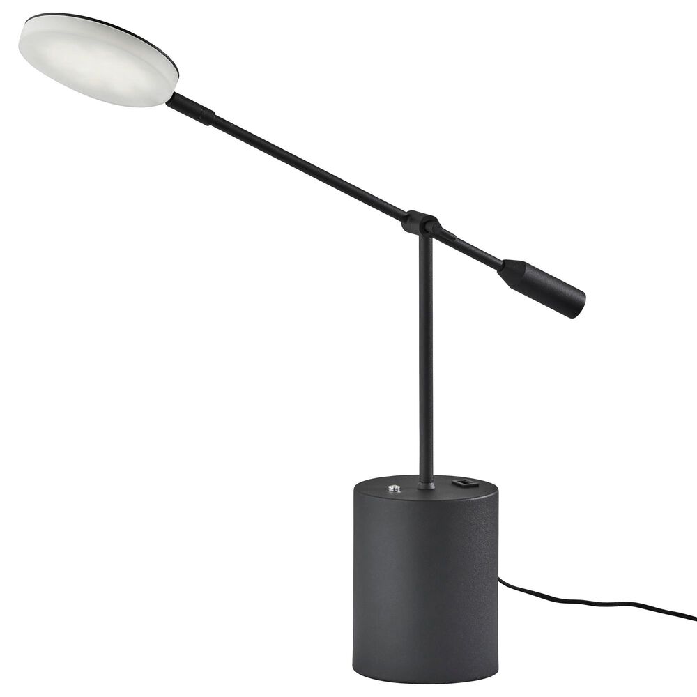 Adesso Grover LED Desk Lamp in Black, , large