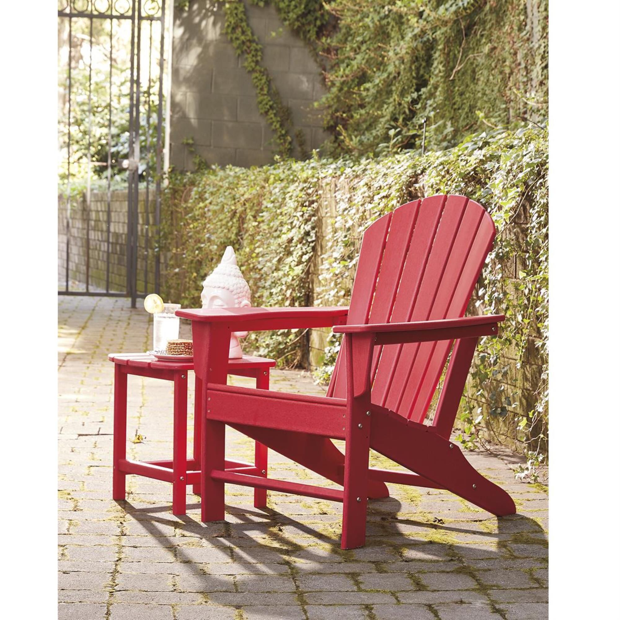 Signature Design by Ashley Sundown Treasure Adirondack Chair in Red NFM