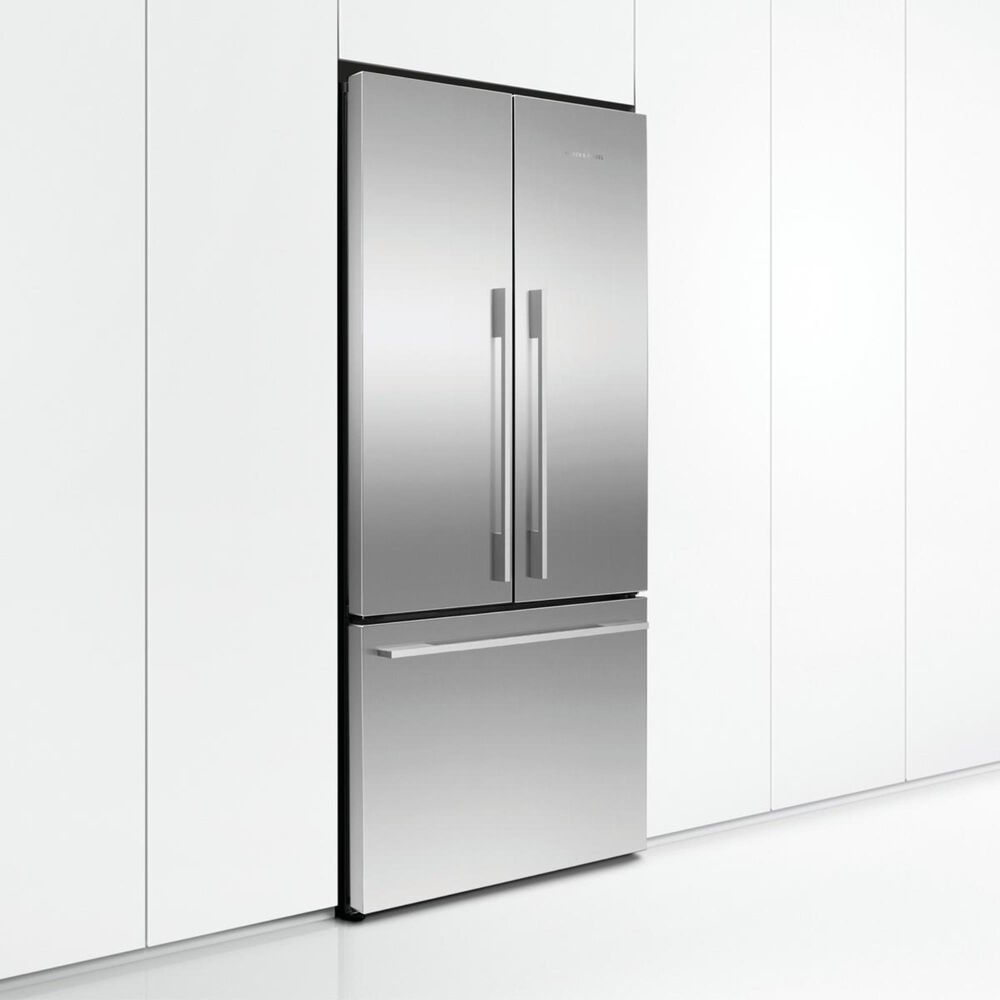 Fisher &amp; Paykel 20.1 Cu. Ft. Counter Depth French Door Refrigerator In EZKleen Stainless Steel, , large