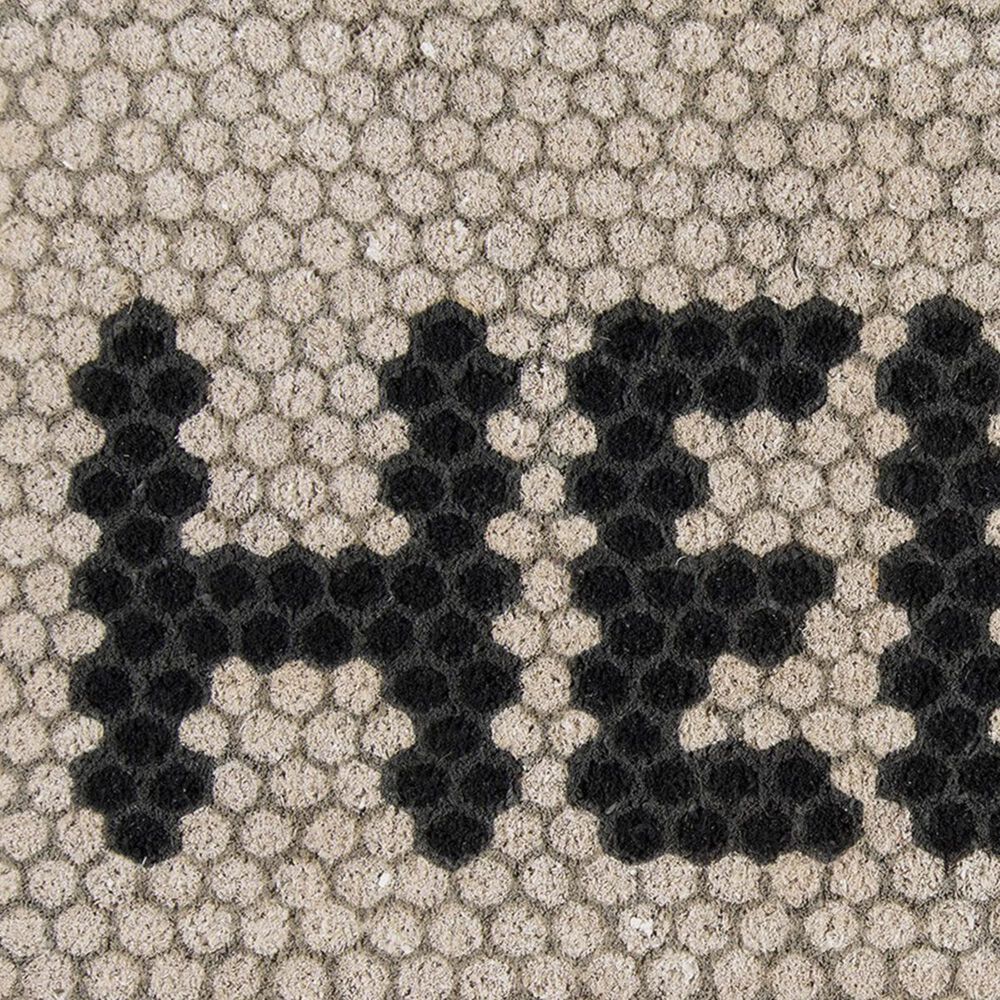 Novogratz Aloha ALO-15 1&#39;6&quot; x 2&#39;6&quot; Ivory Door Mat, , large