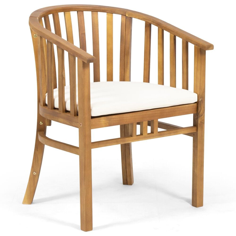 Hearth and Haven 7-Piece Outdoor Dining Set in Teak, , large