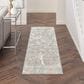 Nourison Exhale 2"2" x 7"6" Beige and Blue Runner, , large