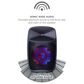 Ion Pro Glow Ultra Bluetooth Party Speaker with Microphone in Black, , large