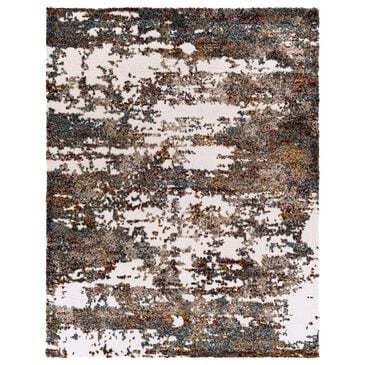 Surya Celestial Shag Teal, Dark Blue, Denim, Burgundy, Dusty Pink, Sage, Deep Teal, Mustard and Cream 2" x 2"11" Area Rug, , large
