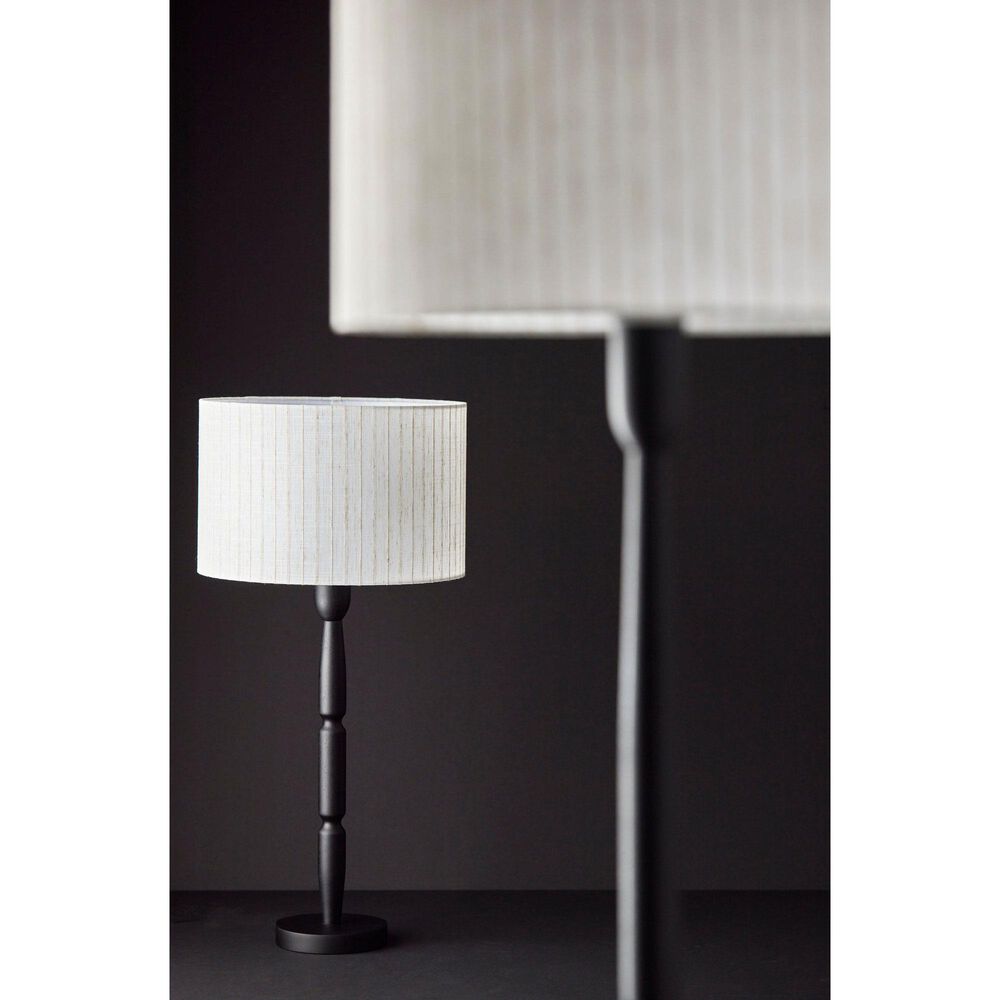 Adesso Nige Table Lamp in Black, , large