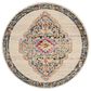 Safavieh Monaco MNC254F 5" Round Multicolor Area Rug, , large