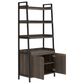 Ashley Zendex Bookcase in Dark Brown and Black, , large