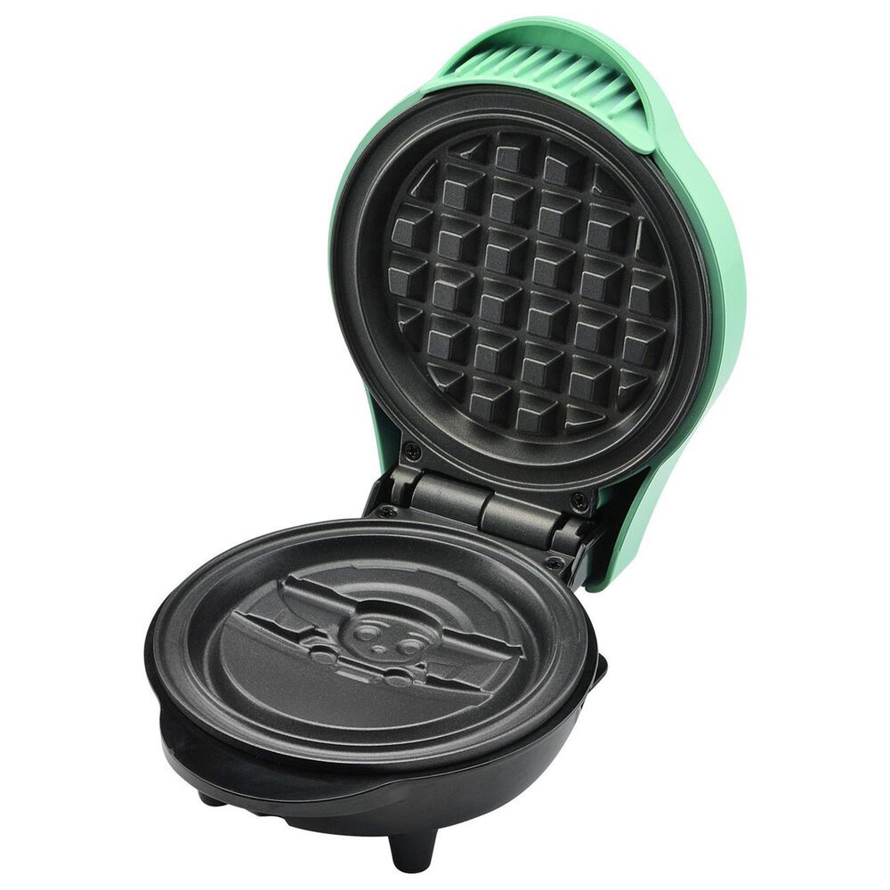 Disney 4" Round Grogu Mini Waffle Maker in Green, , large
