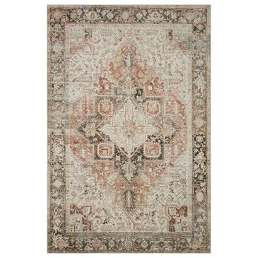 Magnolia Home Lenna LEA-03 7"6" x 9"6" Rust and Charcoal Area Rug, , large