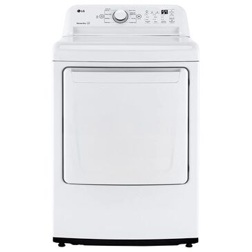 LG 7.3 Cu. Ft. Ultra Large Capacity Electric Dryer with Sensor Dry Technology in White, , large