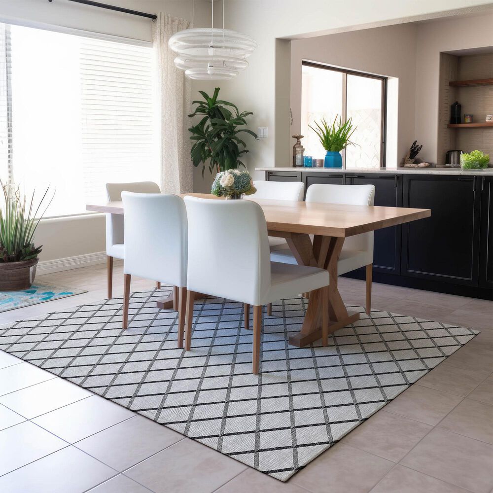 Dalyn Rug Company York 9&#39; x 12&#39; Gray Indoor/Outdoor Area Rug, , large