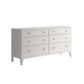 Vantage Mezzanine 6 Drawer Dresser Only in Dove Gray, , large