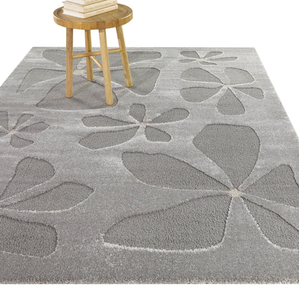 Balta Rugs Gabriela 5&#39;3&quot; x 7&#39; Grey Area Rug, , large