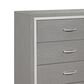 New Heritage Design Huxley 5-Drawer Chest in Gray, , large